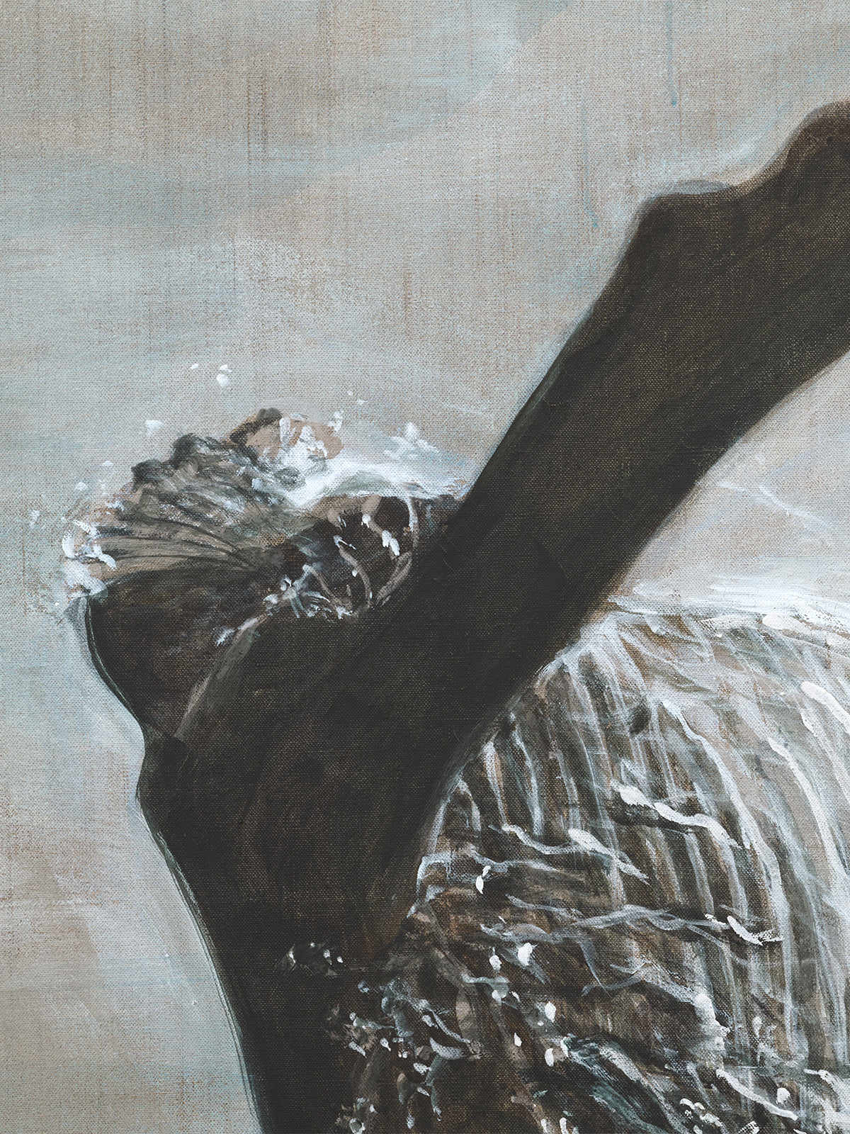 Whale diptych, 2025