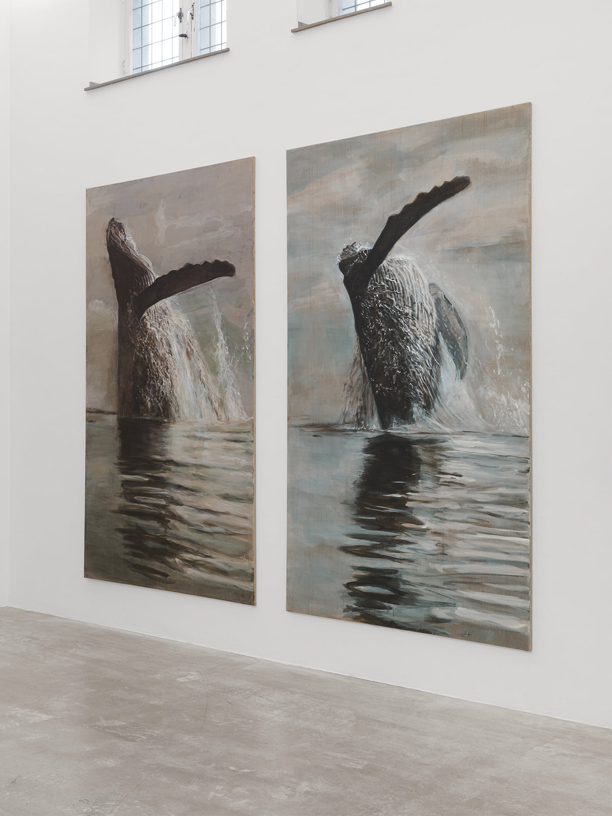 Whale diptych, 2025