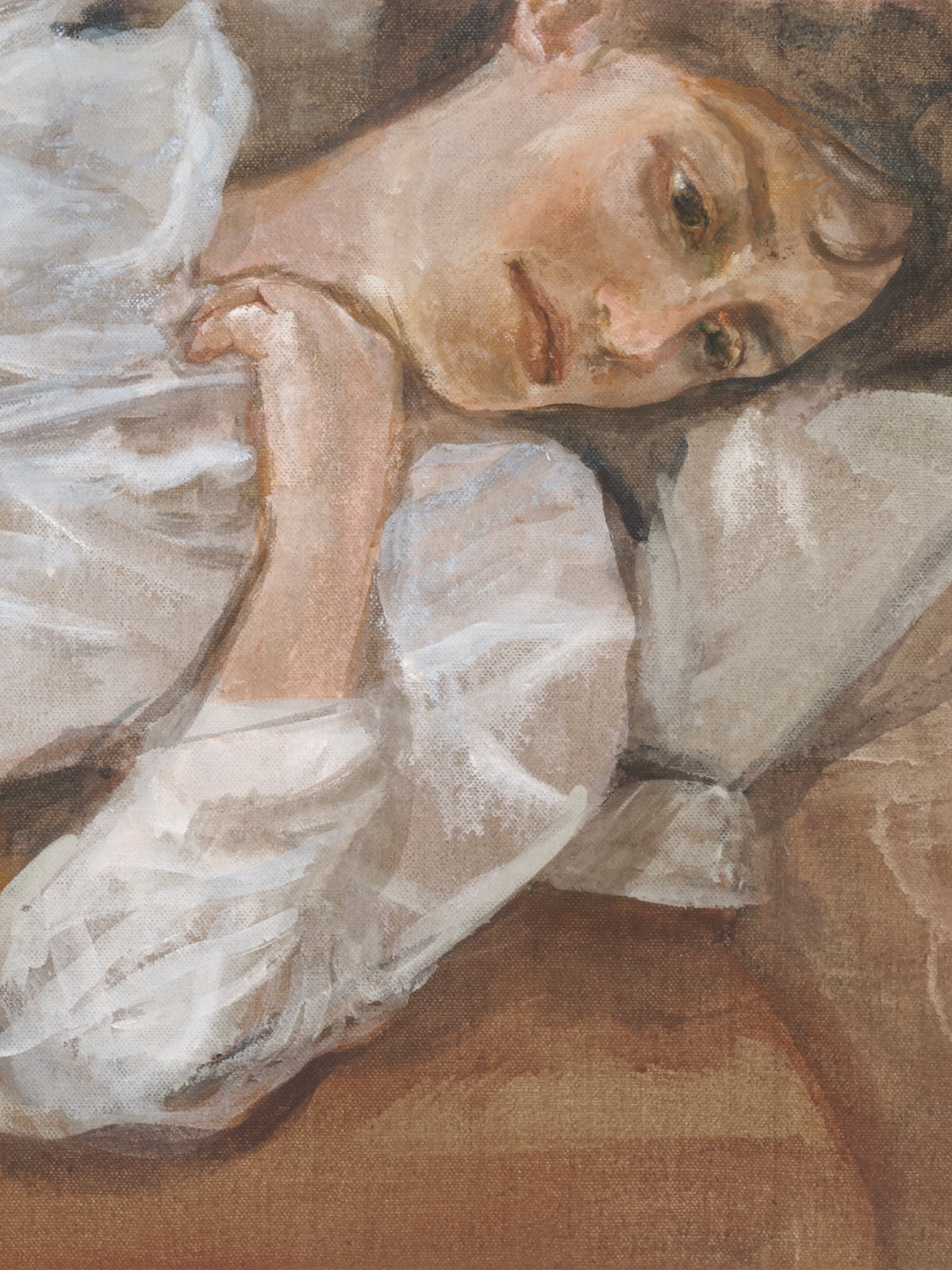 Self-portrait reclining, 2026