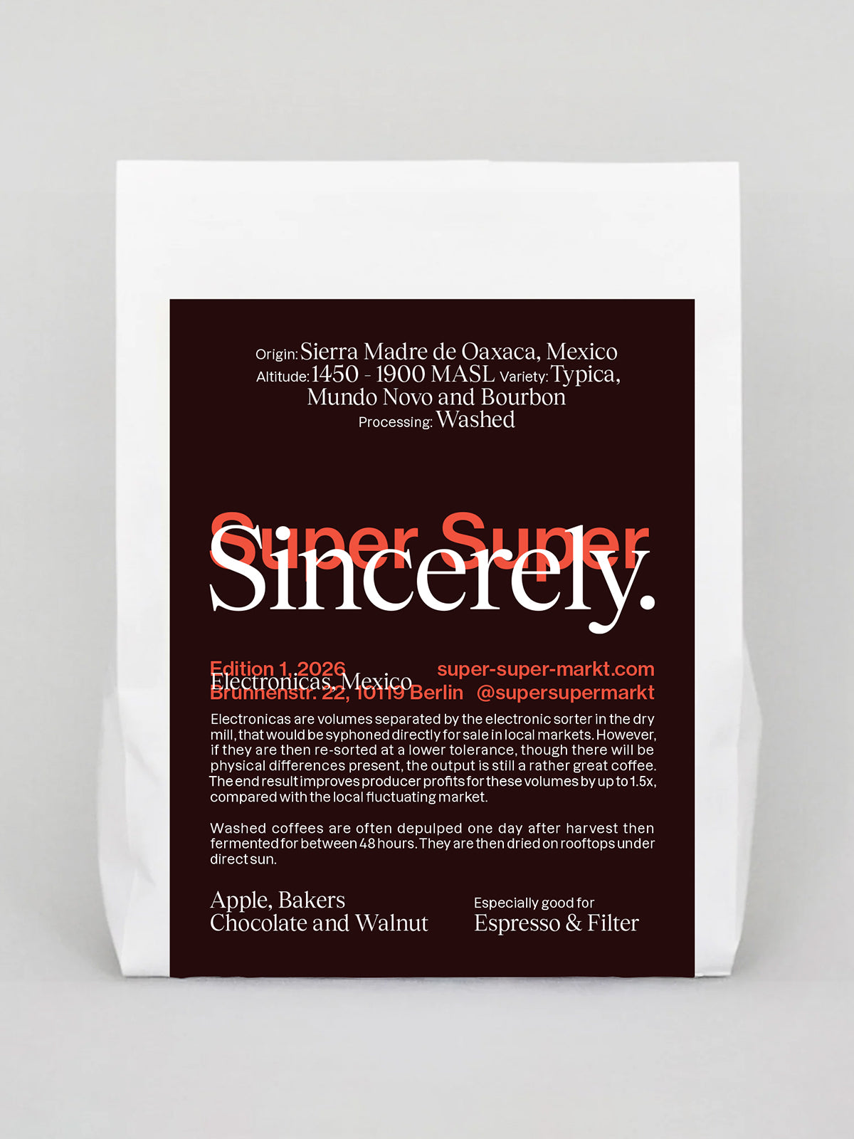 Coffee: Super Super Sincerely