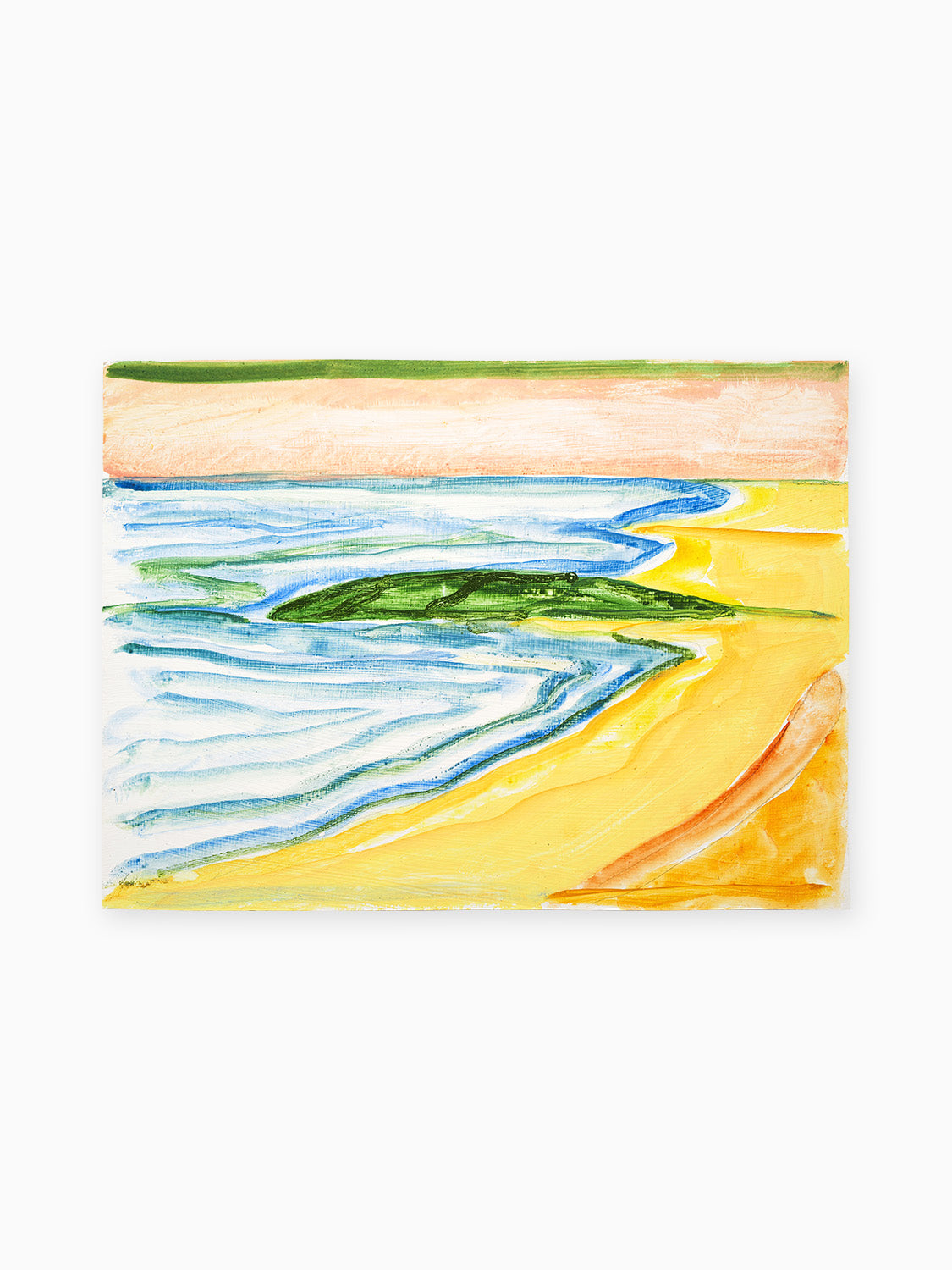 Rockaway Beach at 67th Street, NYC (in Peach and Citron)