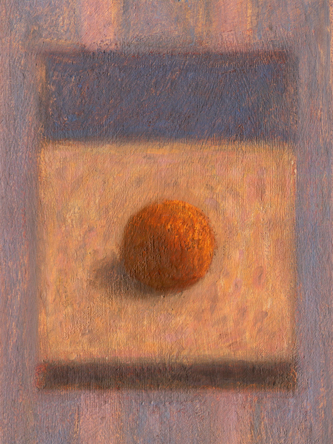 Painting of an Orange on a Wall #1