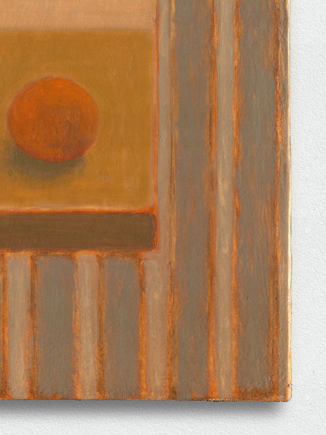 Painting of an Orange on a Wall #2