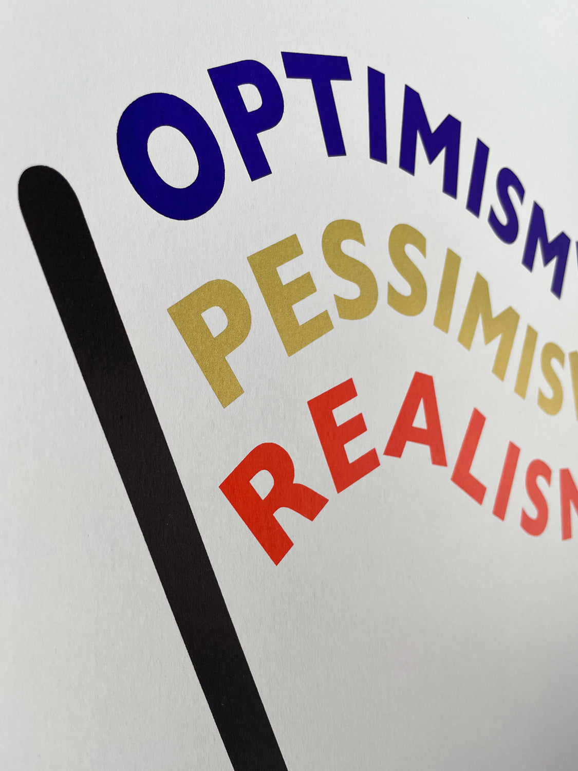 Optimismus, Pessimismus, Realismus